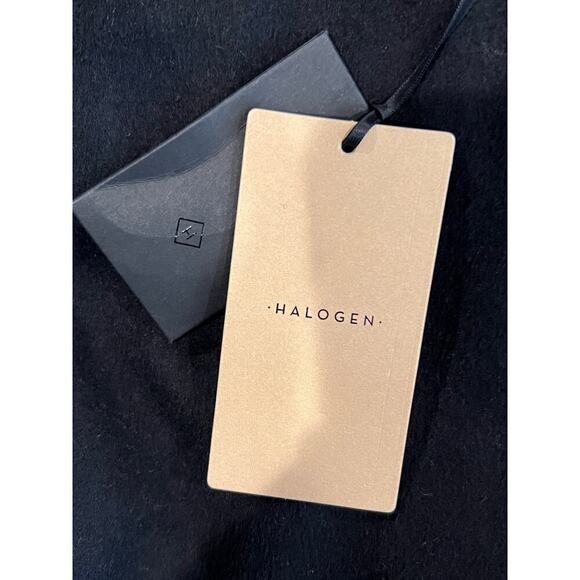 NWT Halogen Belted Wool Blend Coat Size Large - Picture 9 of 10